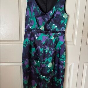 Elegant Multicolor Sleeveless Dress